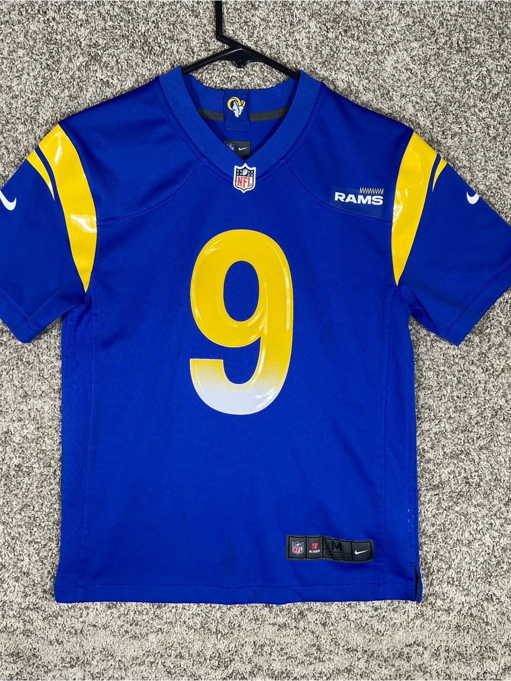 Matthew Stafford Rams Nike Jersey Youth Medium 10/12 Blue NFL Football LA